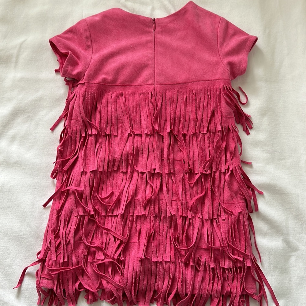 Cachcach Suede Fringe Dress - Picture 5 of 5